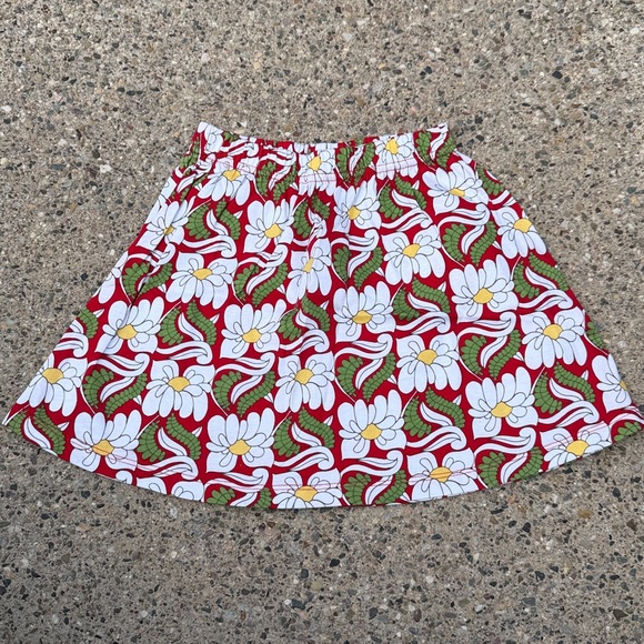 Hanna Andersson Other - Hanna Andersson Girls Skater Skirt Size 5 100% Cotton Floral Print